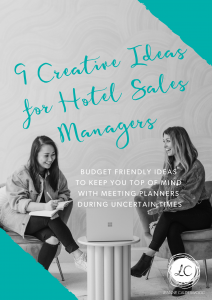 creative ideas for hotel sales managers