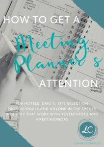 How to get a meeting planner's attention