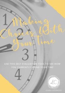 Making Choices with your Time Worksheet