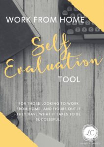 work from home self evaluation tool
