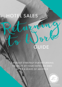 returning to work hotel sales