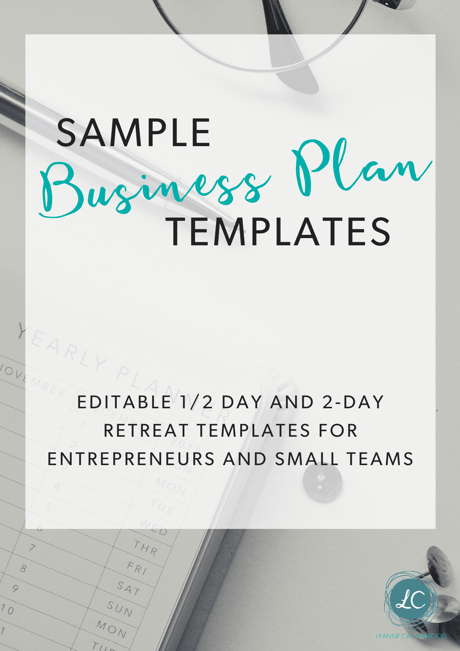 sample business plan retreat agendas